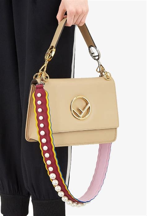 fendi pearl strap u|Fendi Strap You Pearl Embellished Black Cherry Lemon .